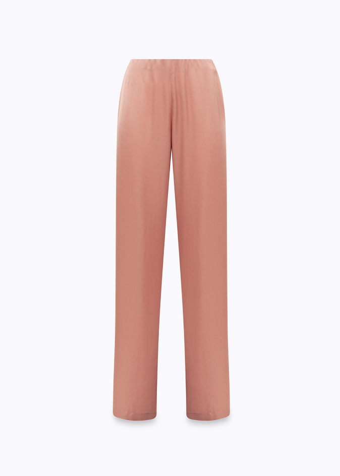 pantalone dritto in raso RA6002T448A 61220 Blugirl 