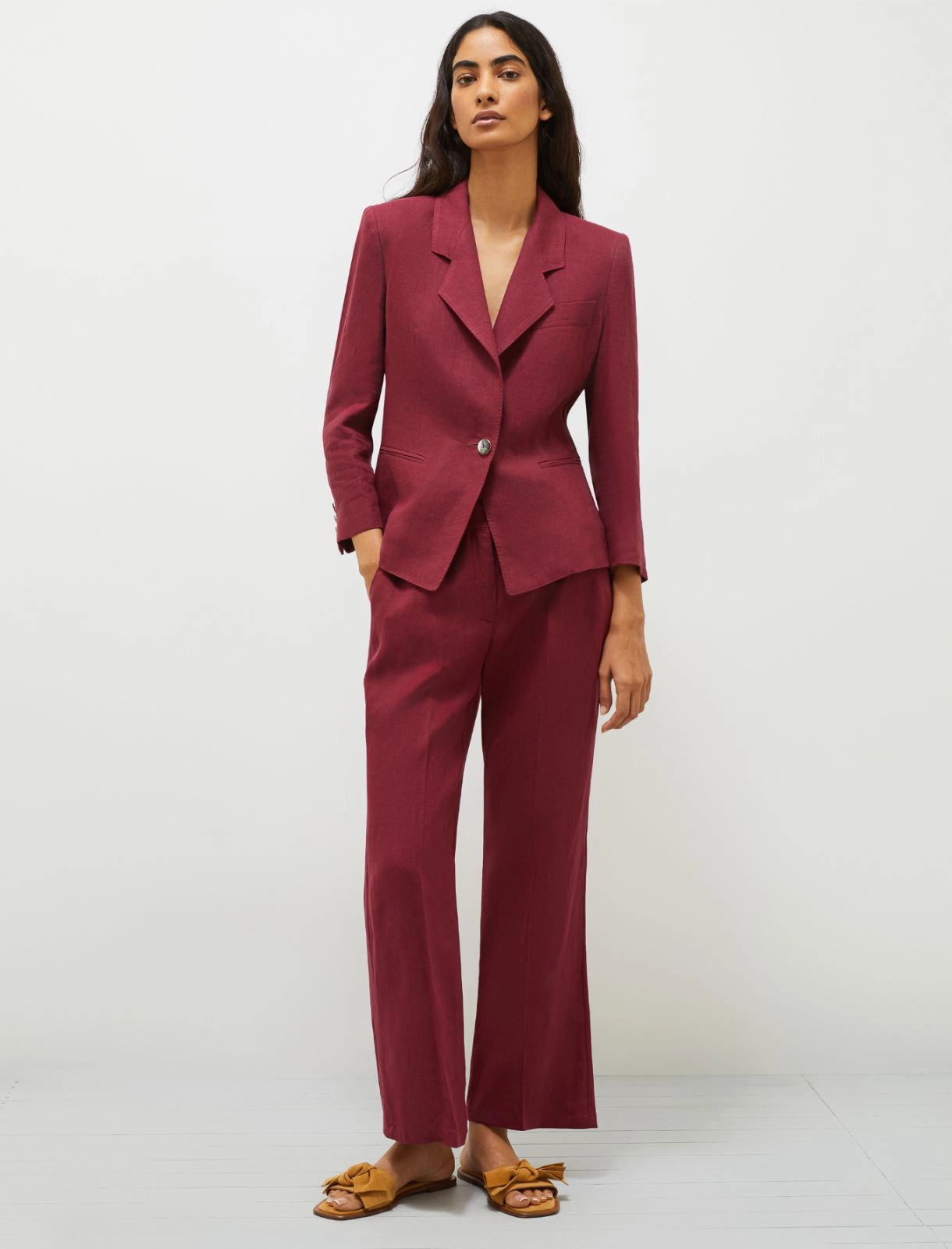 pantalone flare in lino FALCO 004 MARella 