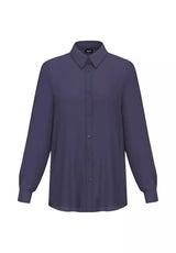 EMME MARELLA camicia in misto seta Blu