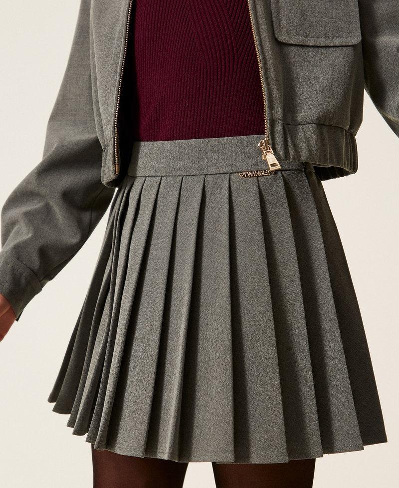 minigonna in flanella 252GJ2271 11727 TWINSET GIRL 