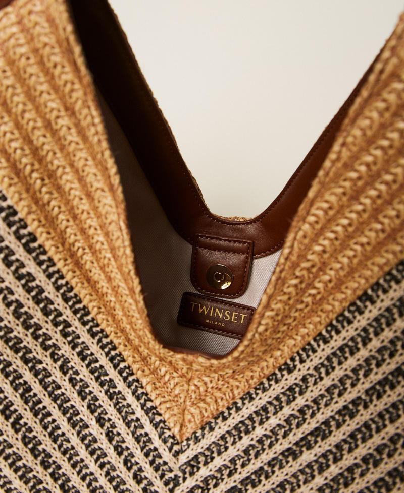 Borsa hobo in rafia 261TD8501 13504 TWINSET 