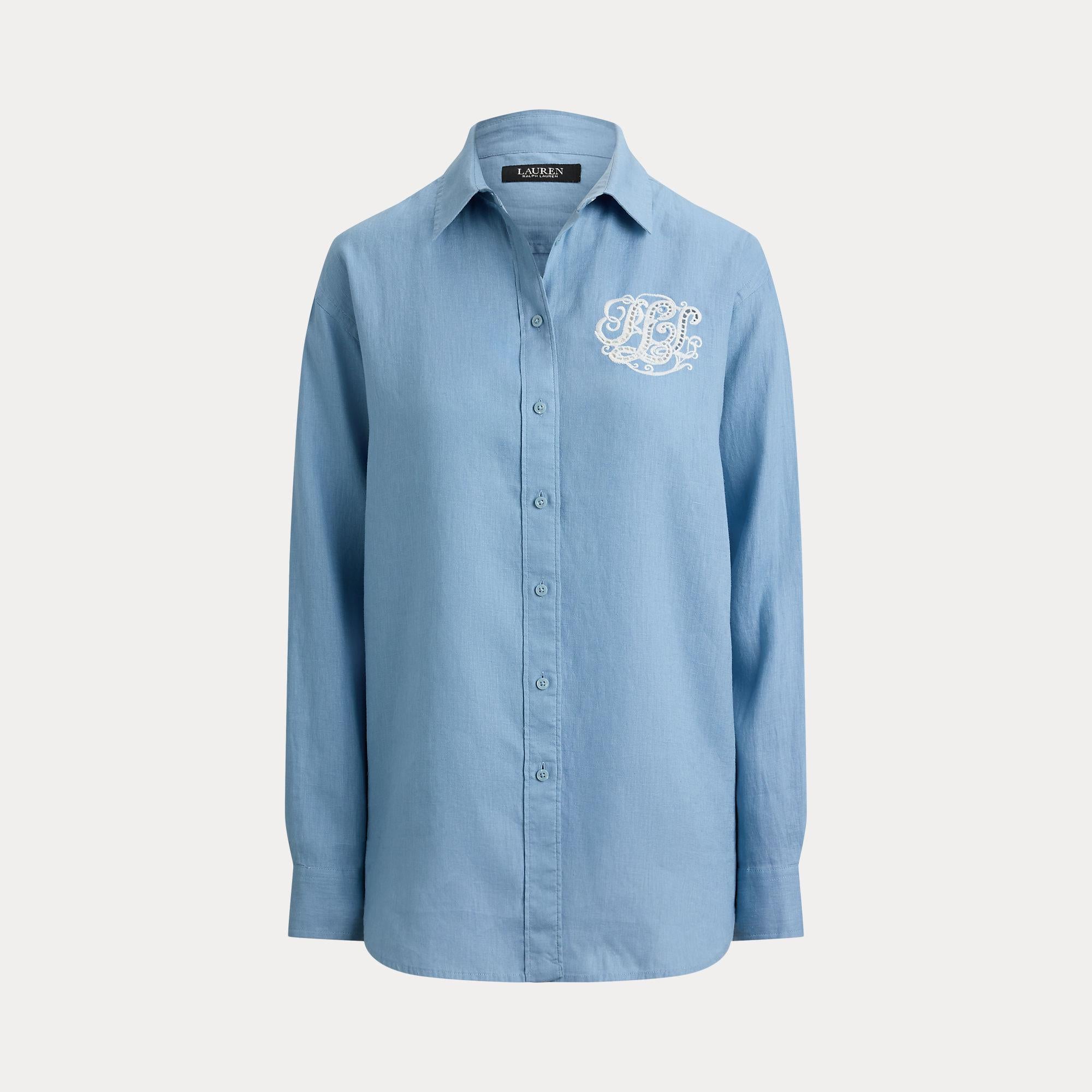 camicia relaxed fit in lino 200-P08913 001 LAUREN RALPH LAUREN 