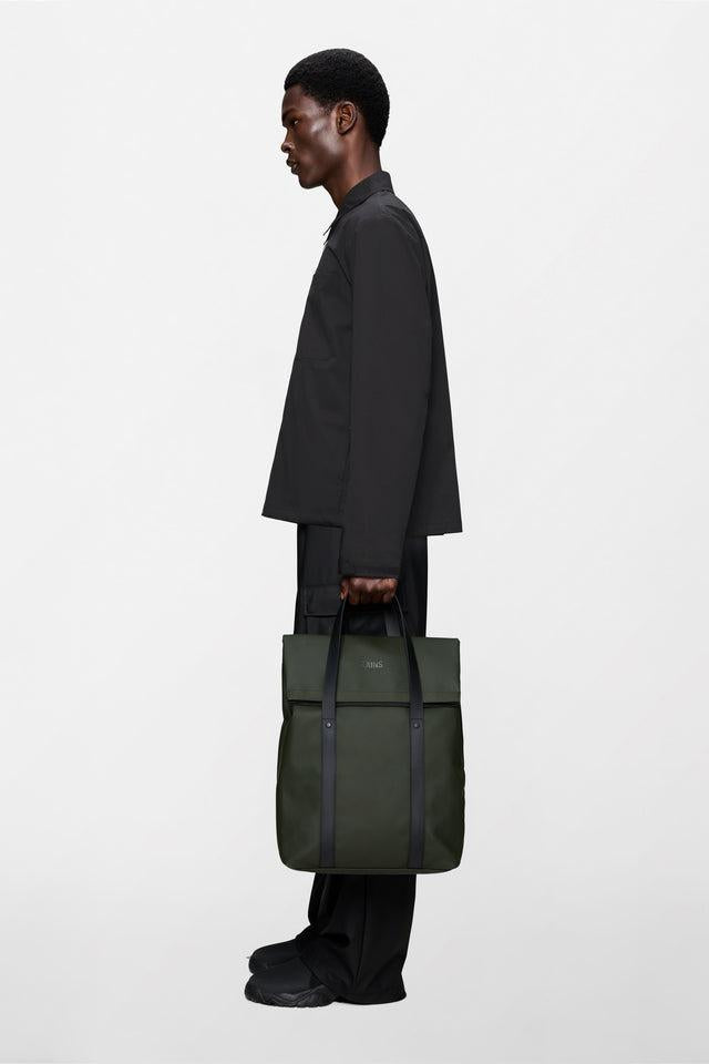 2 way tote backpack 12940 GREEN RAINS 