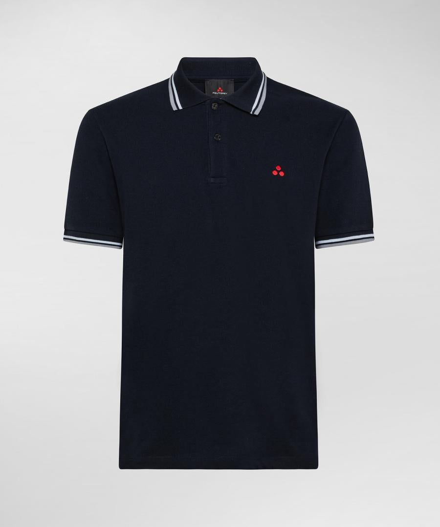 POLO STRETCH CON LOGO PEU3522 99011991 215 PeUTEREY 