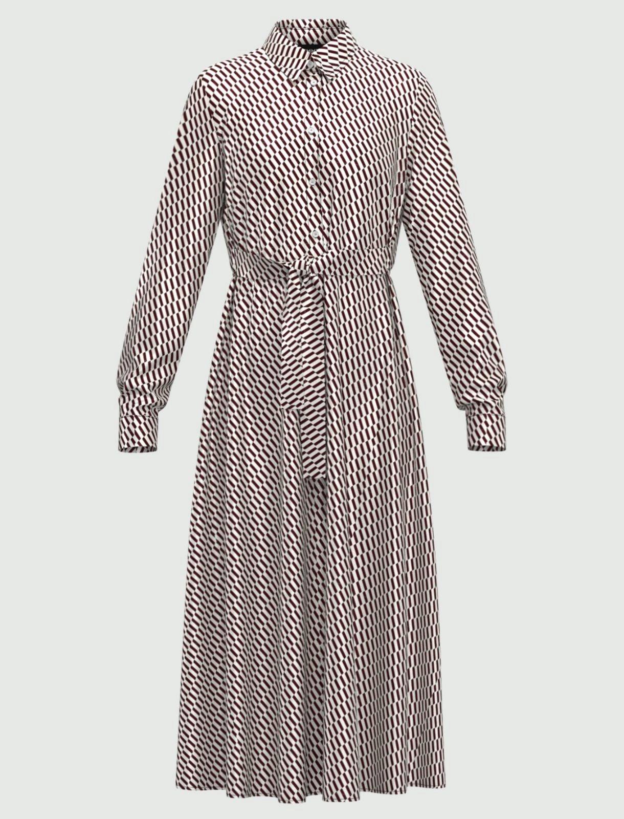 abito in twill stampato COMMA 003 EMME MARELLA 