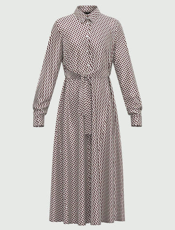 abito in twill stampato COMMA 003 EMME MARELLA 
