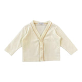 MANUELL&FRANK cardigan con profili Panna/beige