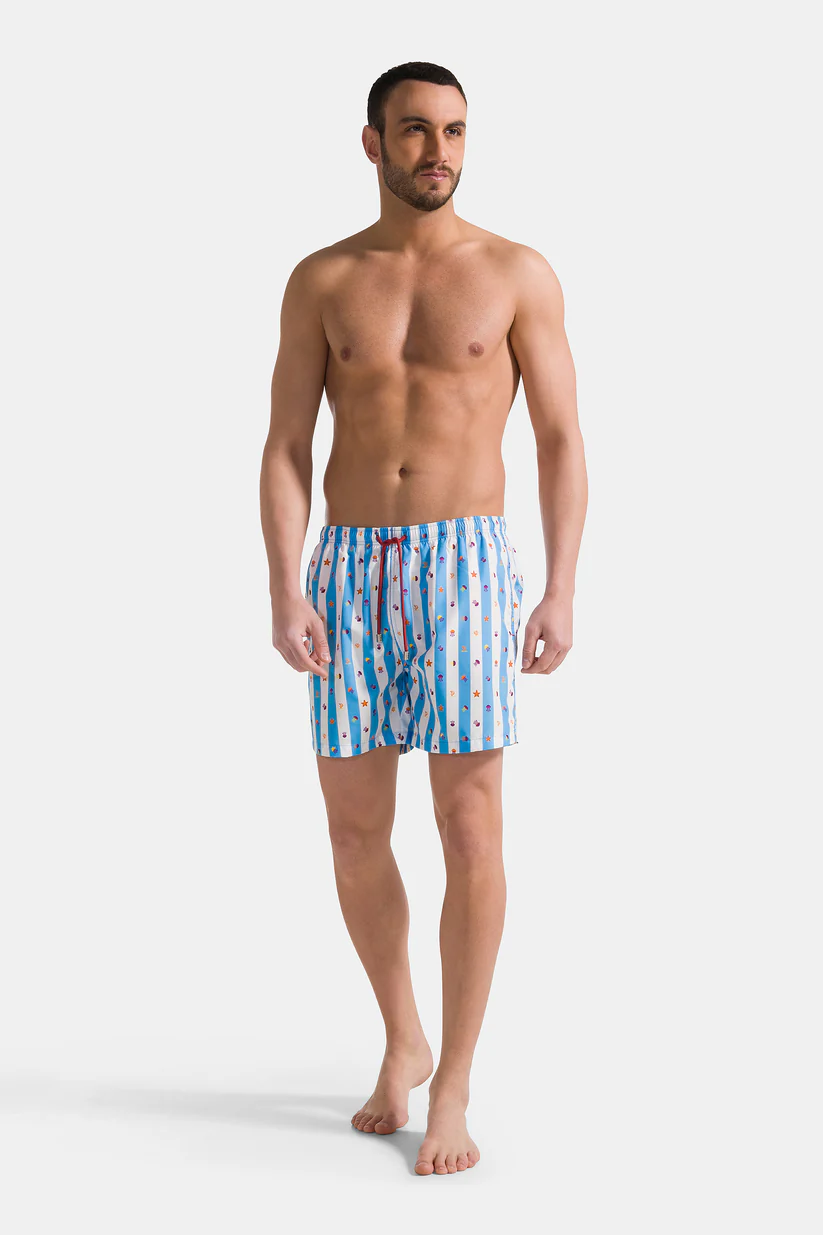 costume mare meduse RF10121 V2074 RED 