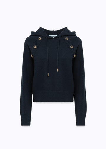 maglia con bottoni gioiello RF5256MA41R 93812 Blugirl 