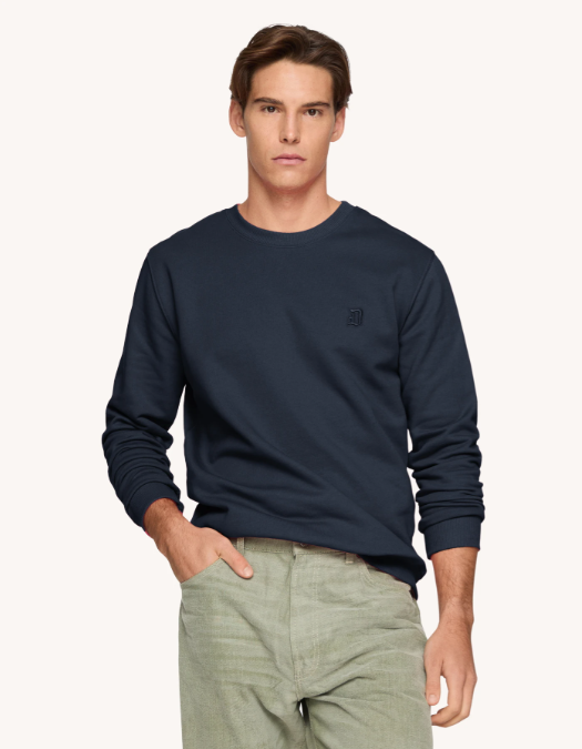 felpa con logo in tono sul petto UF641KF0196UFS6 890 DONDUP 