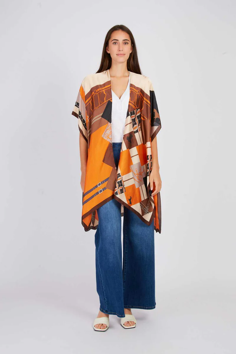 poncho over P585020 BEIGE DERHY 