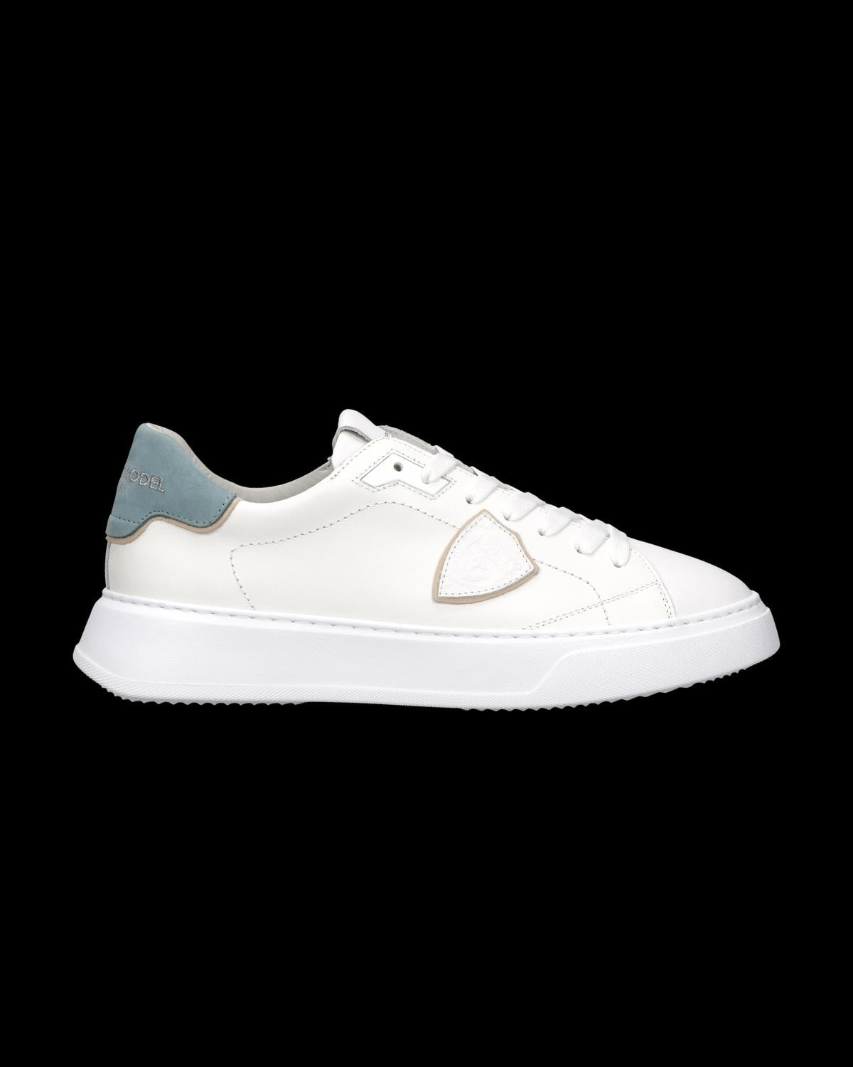 sneakers temple azzurro BTLU VU02 BLANC AZUL PHILIPPE MODEL 