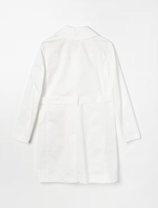 giacca lunga con cinta FU2A27 G0019 101 FAY 