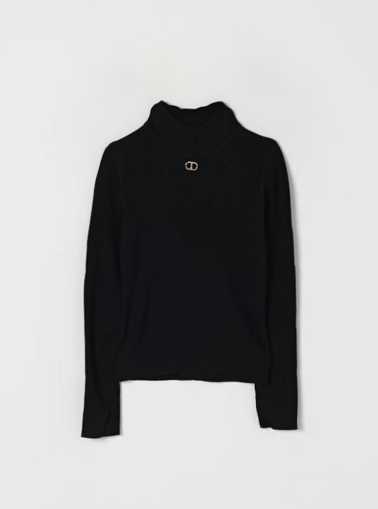 Lupetto con logo 252GJ3042 00006 TWINSET GIRL 