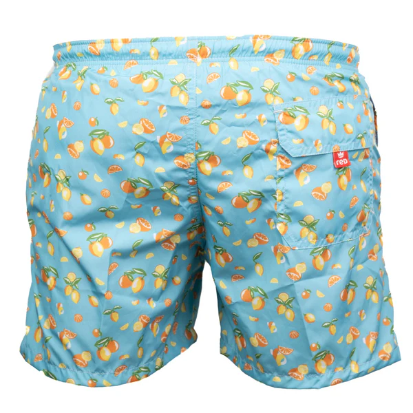 costume stampa limoni RF10085 V0170 RED 