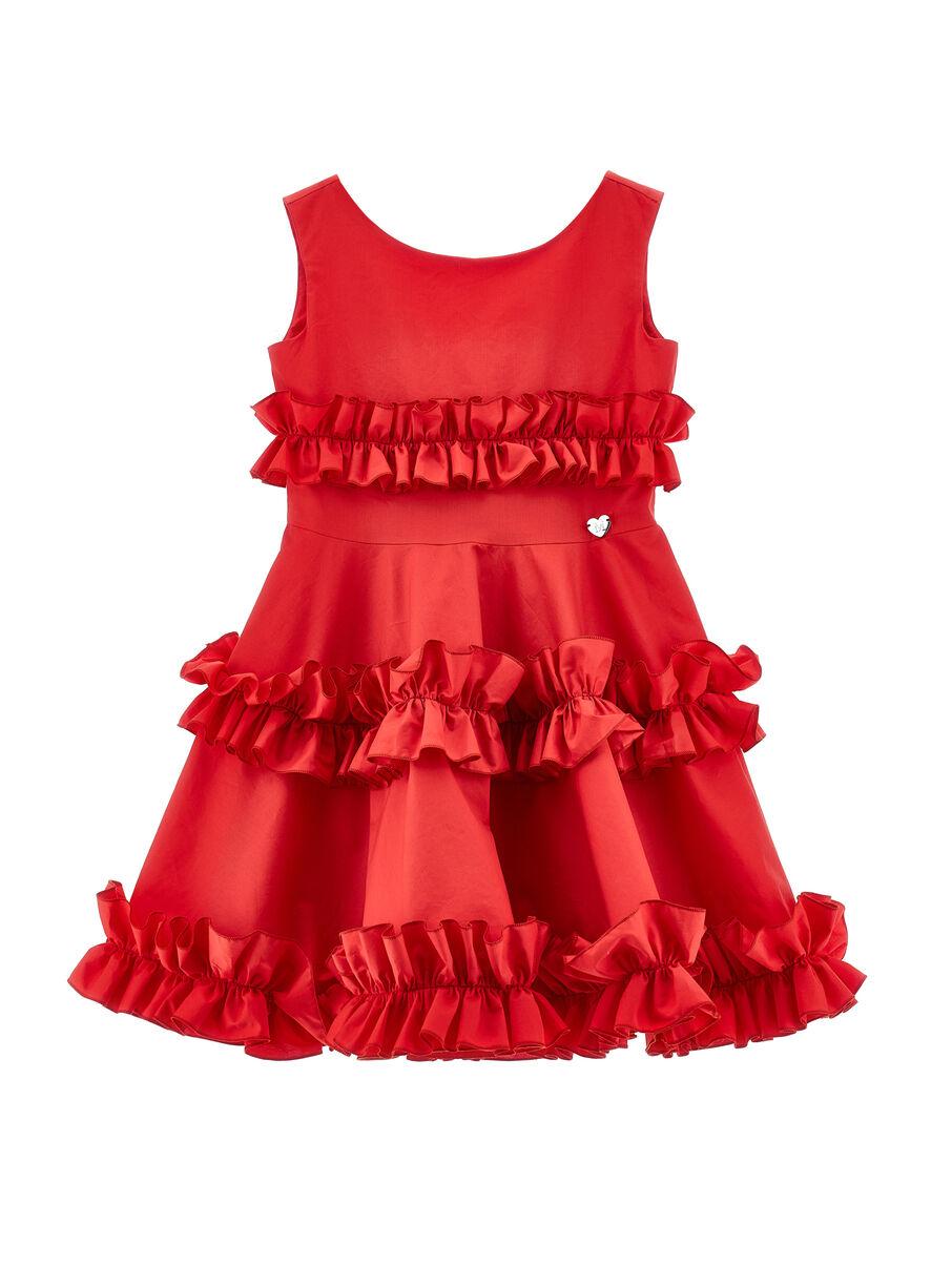 abito con rouches 11E910 5116 0044 MONNALISA 