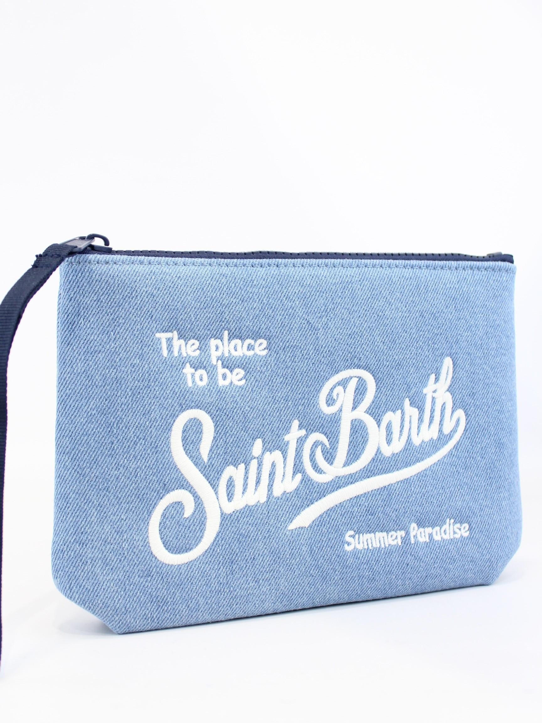 pochette aline denim light ALINE DENIM LIGHT 01759 MC2 SAINT BARTH 