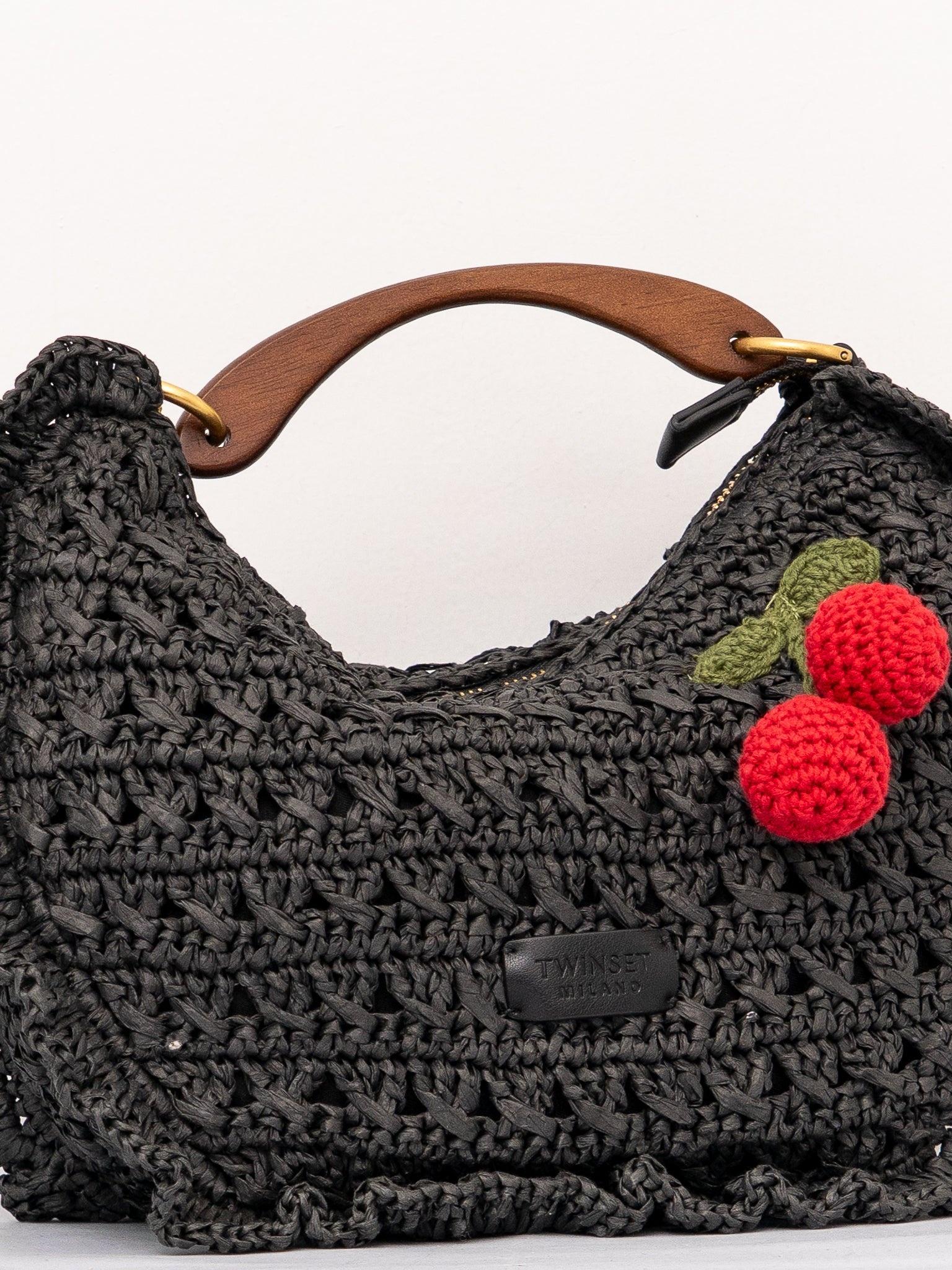 borsa intrecciata con applicazione 261TD8301 00006 TWINSET 