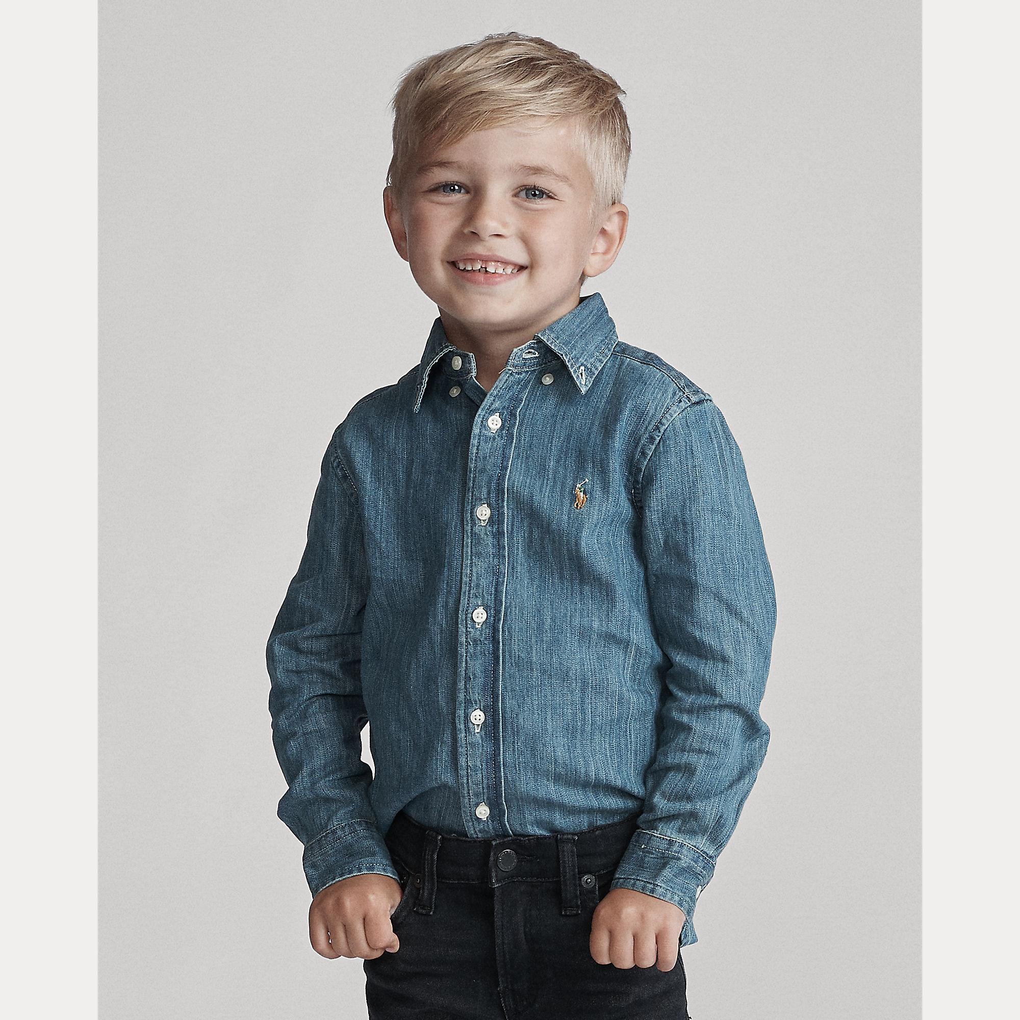 camicia in jeans di cotone 322-713843 001 RALPH LAUREN POLO 