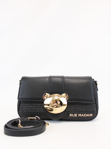 teddy it bag 1384 BLACK RUE MADAM PARIS 