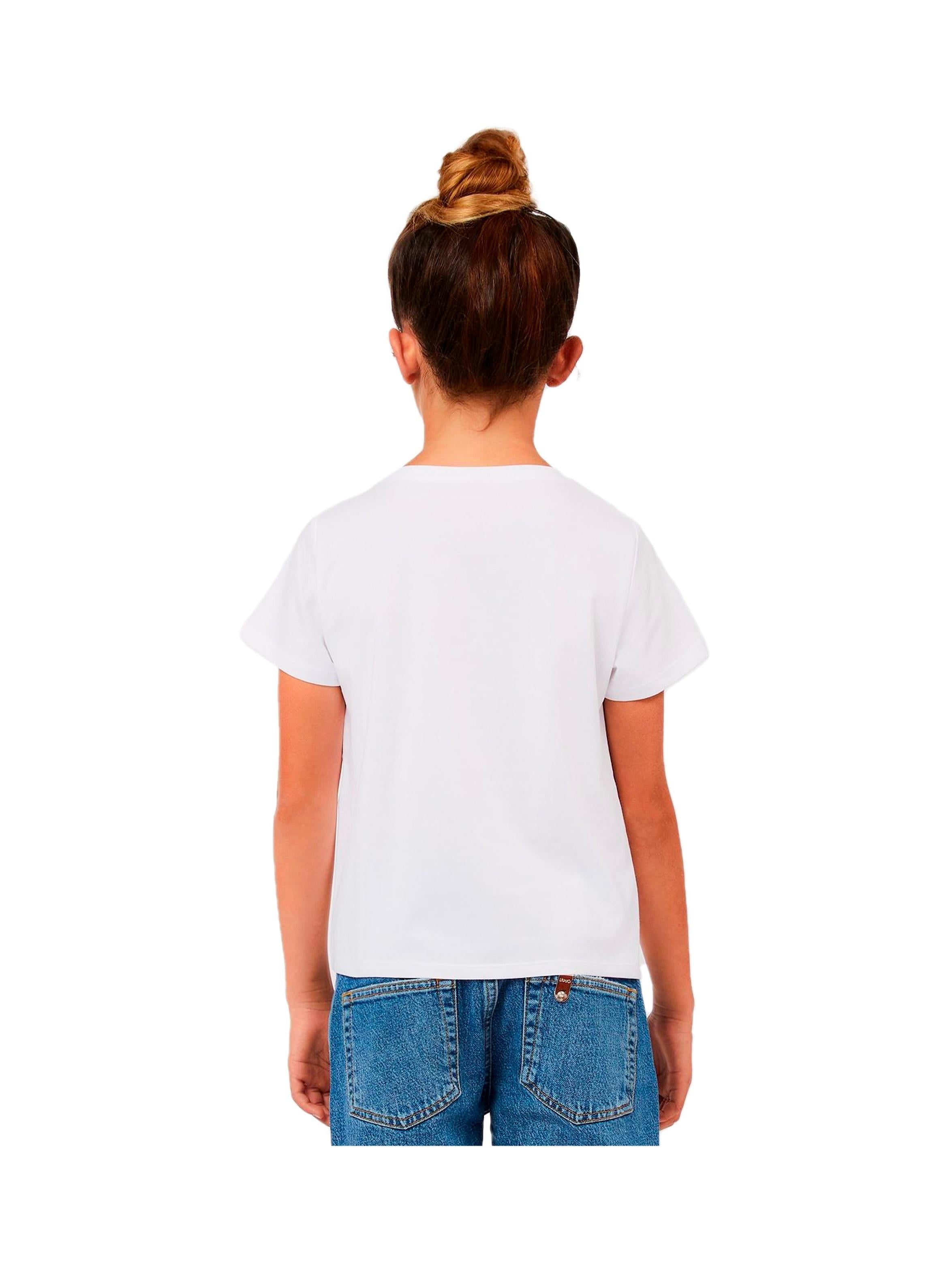 t-shirt con stampa GA6169JS003 L9040 LIU JO JUNIOR 