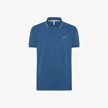 Polo in piquet con logo A34113 80 SUN68 