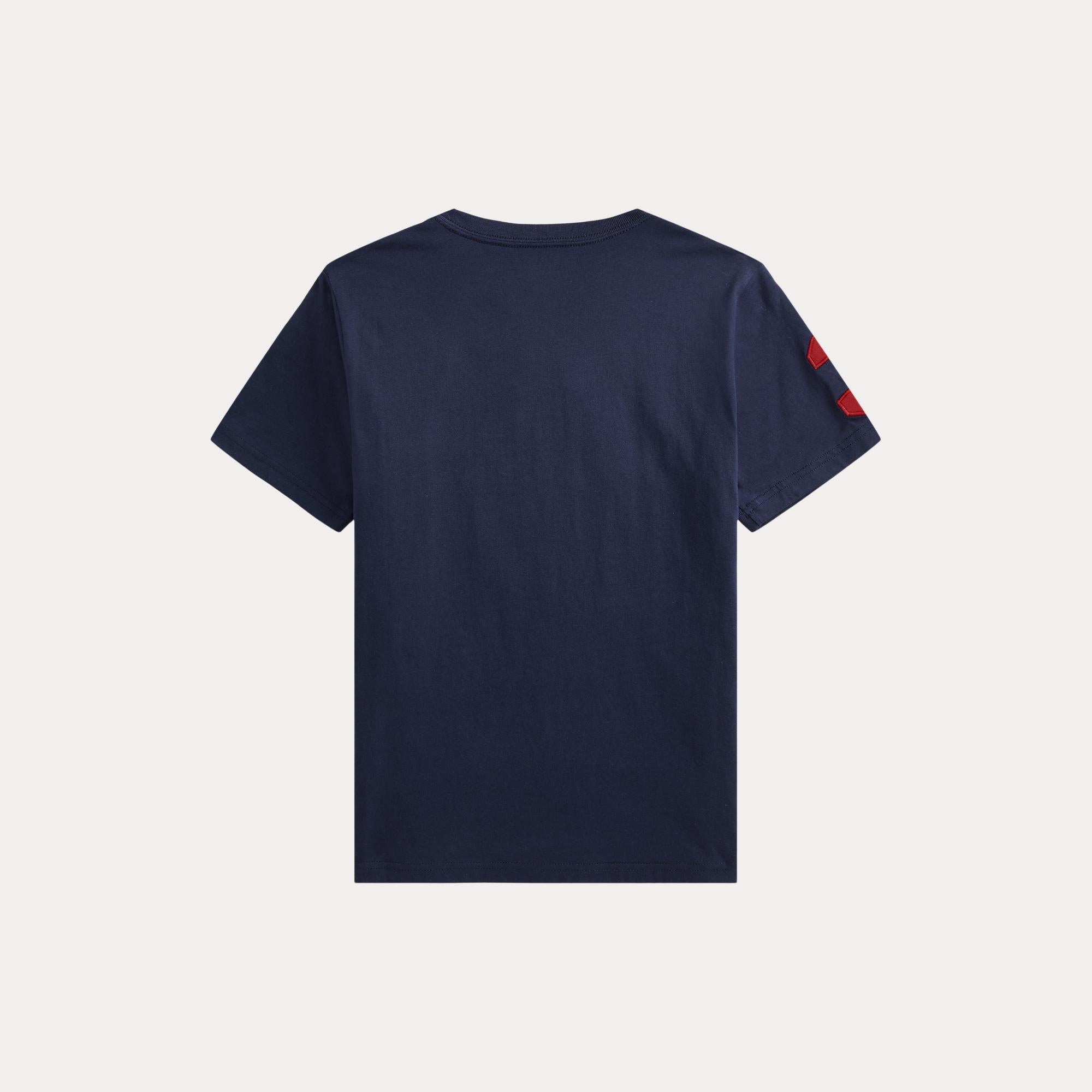 t-shirt bimbo con cavallino manica 323-832907 039 RALPH LAUREN POLO 