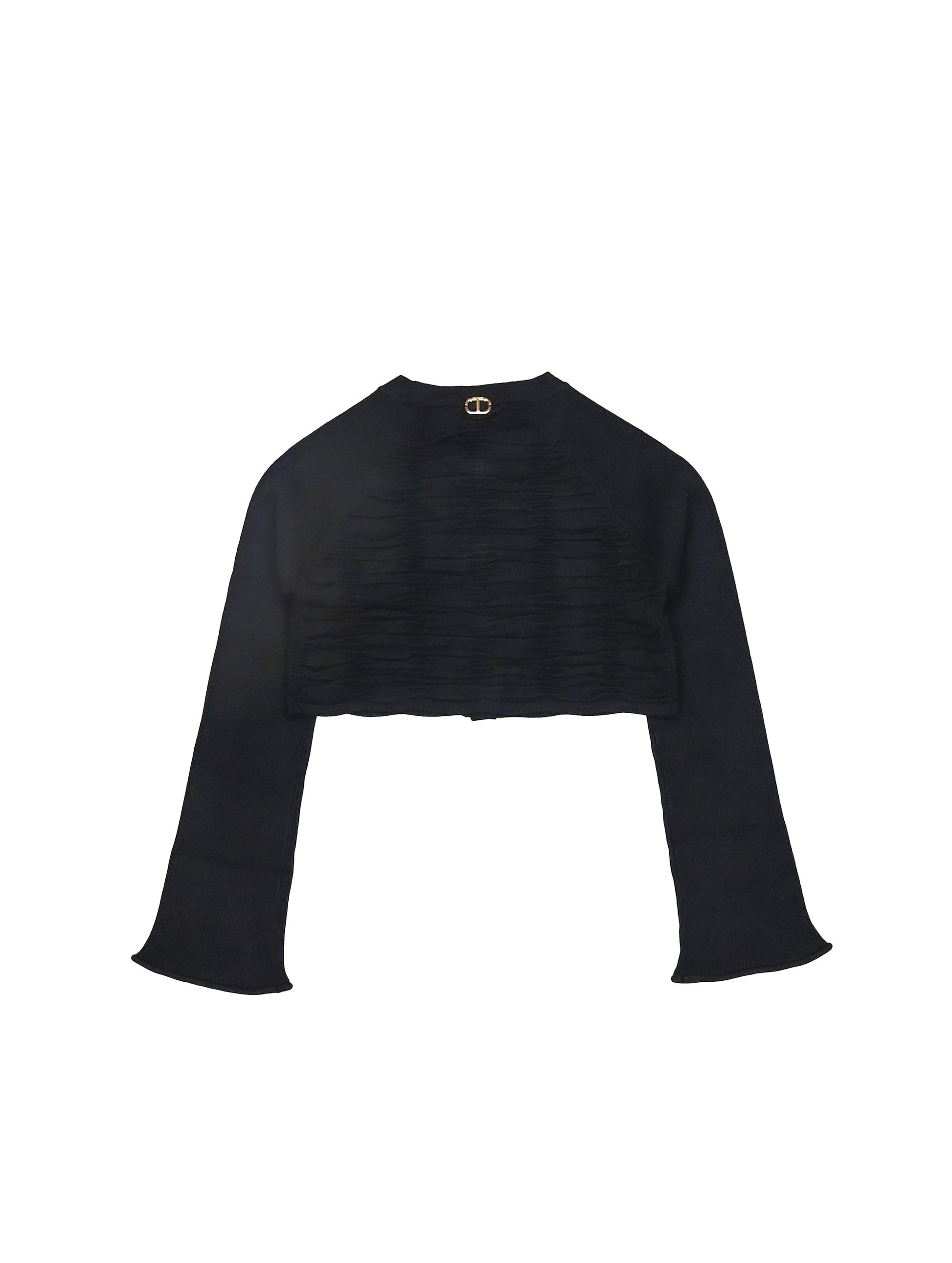 cardigan in maglia groffato 251GJ3423 00006 TWINSET GIRL 