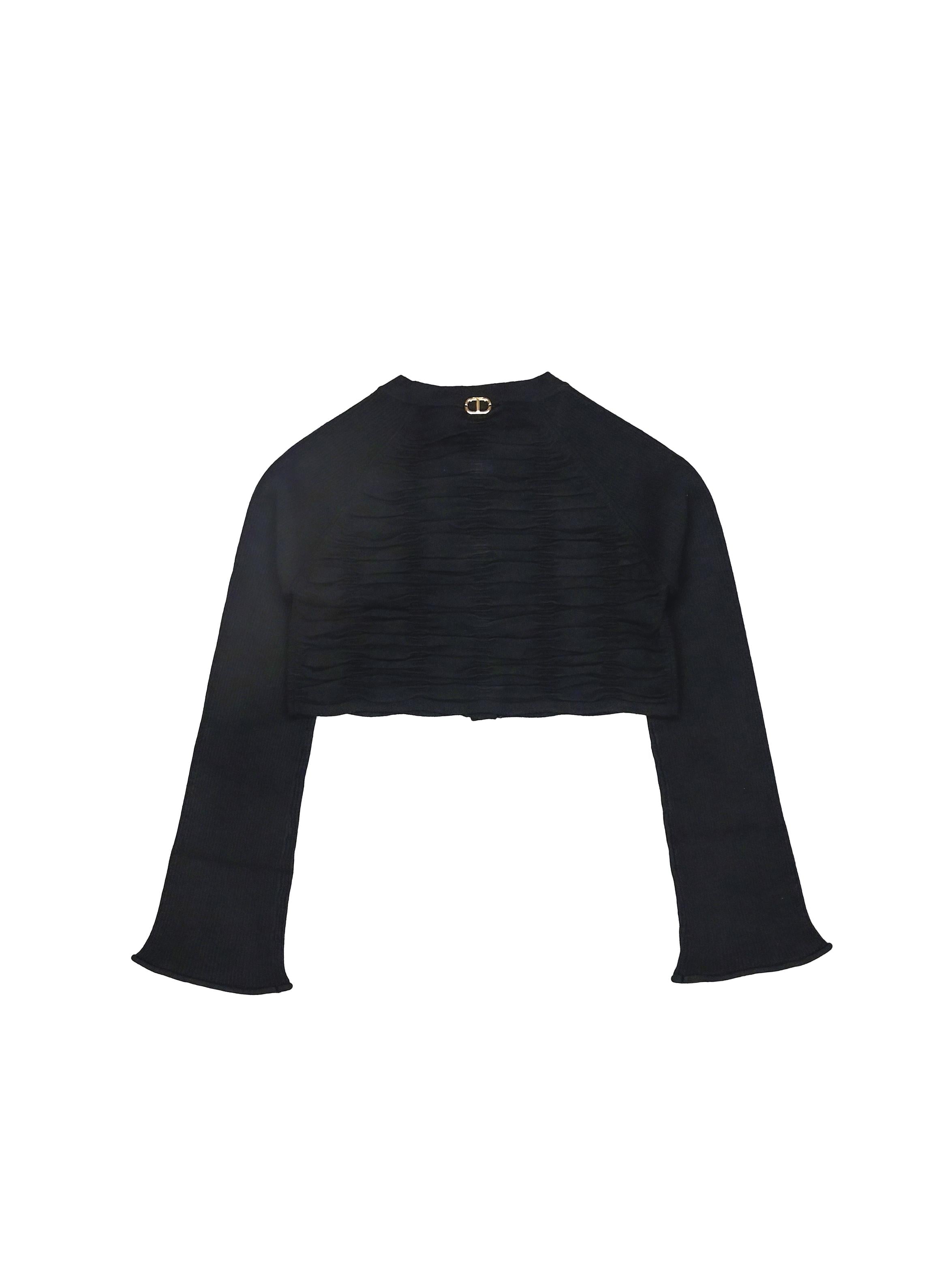 cardigan in maglia groffato 251GJ3423 00006 TWINSET GIRL 
