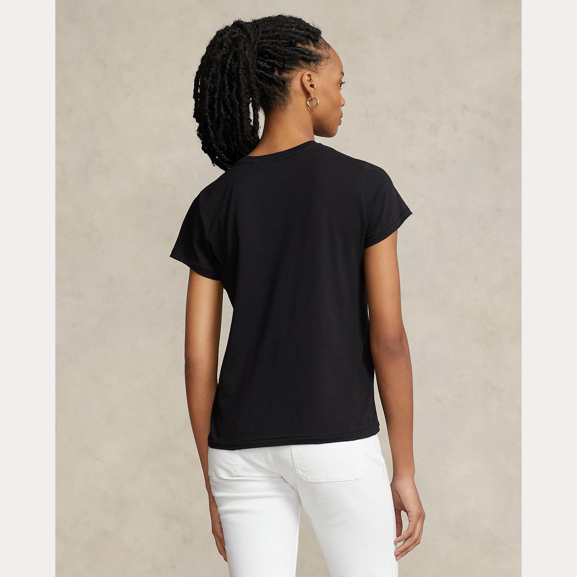 t-shirt con logo cavallino 211-898698 007 RALPH LAUREN POLO 