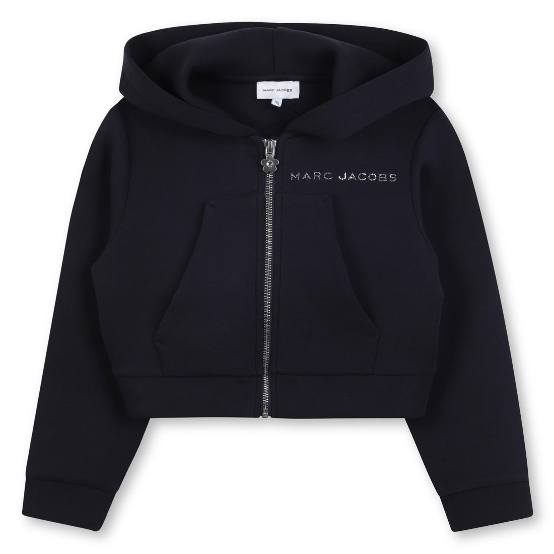 felpa full zip e cappuccio W60580 84E MARC JACOBS KIDS 