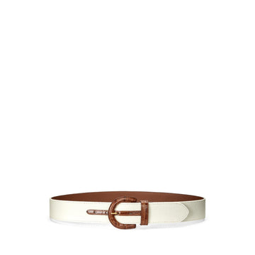 CINTURA IN TELA E PELLE 412-860695 001 LAUREN RALPH LAUREN 