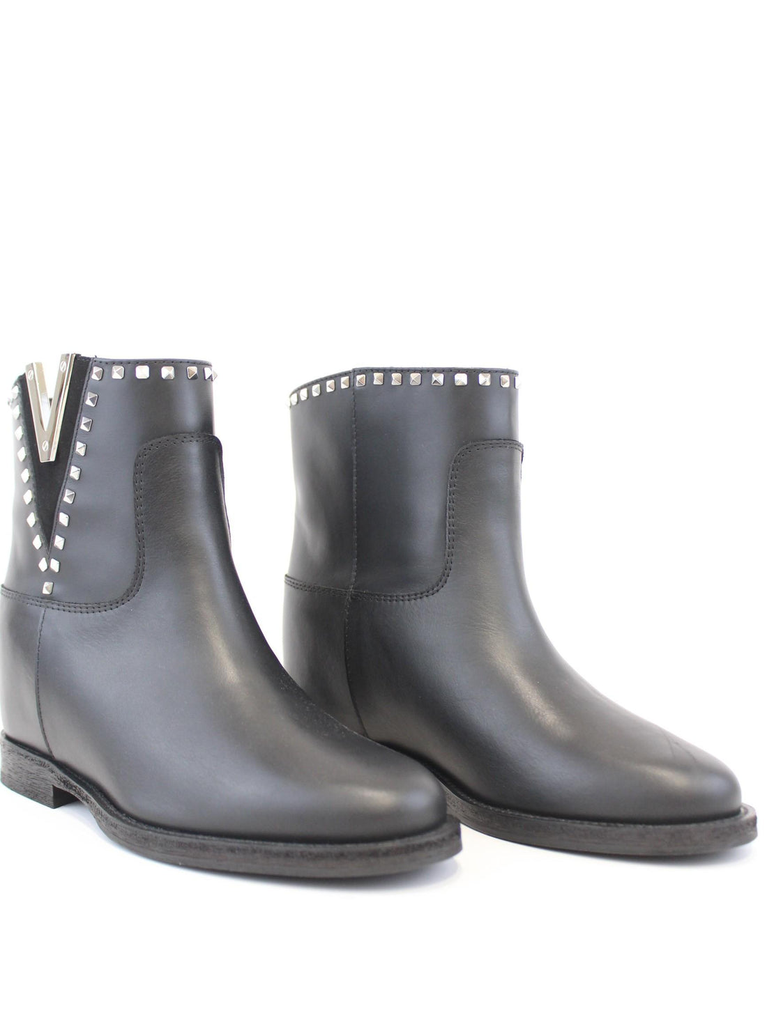 stivaletto con borchie 4335 NERO VIA ROMA 15 