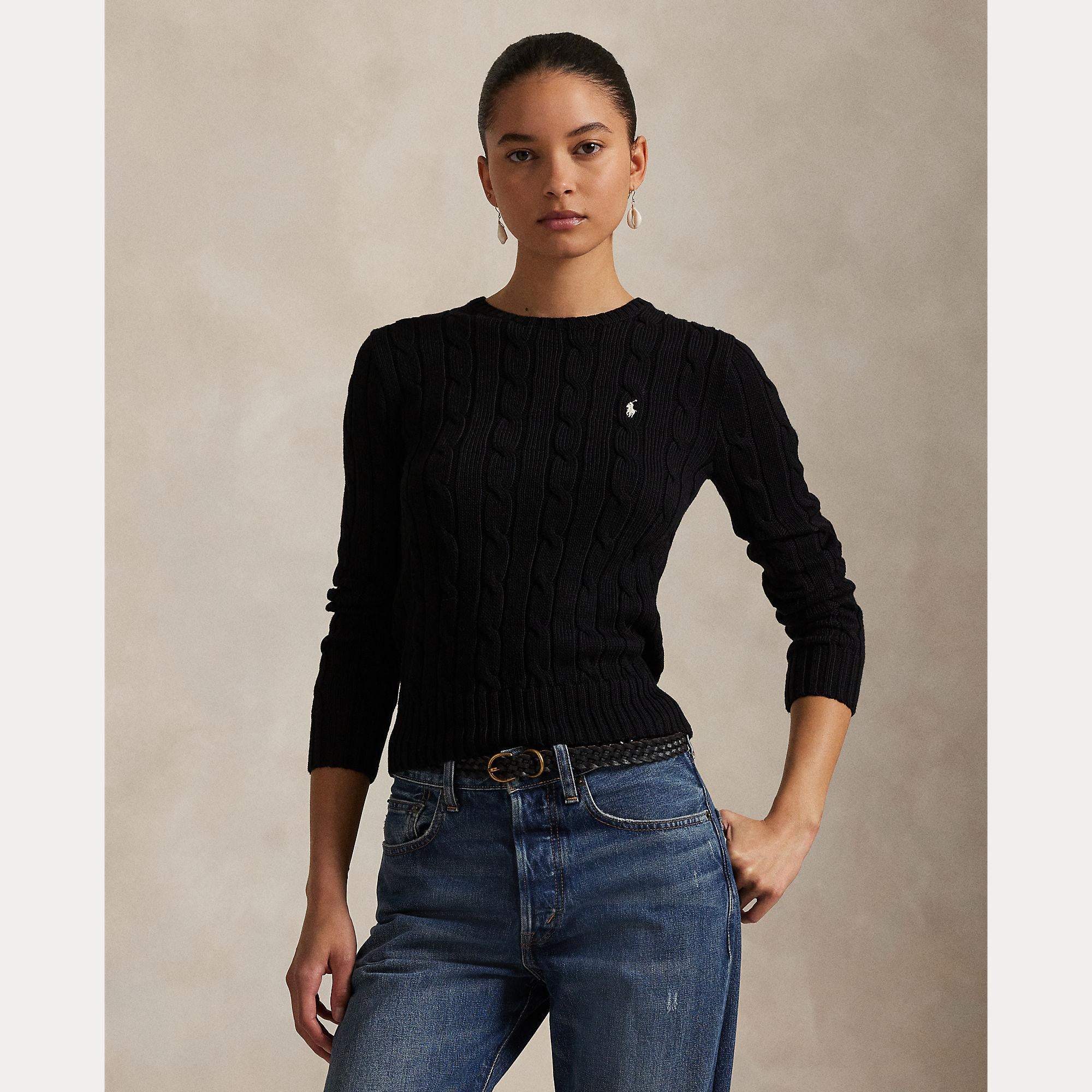 maglia girocollo a trecce 211-971869 006 RALPH LAUREN POLO 