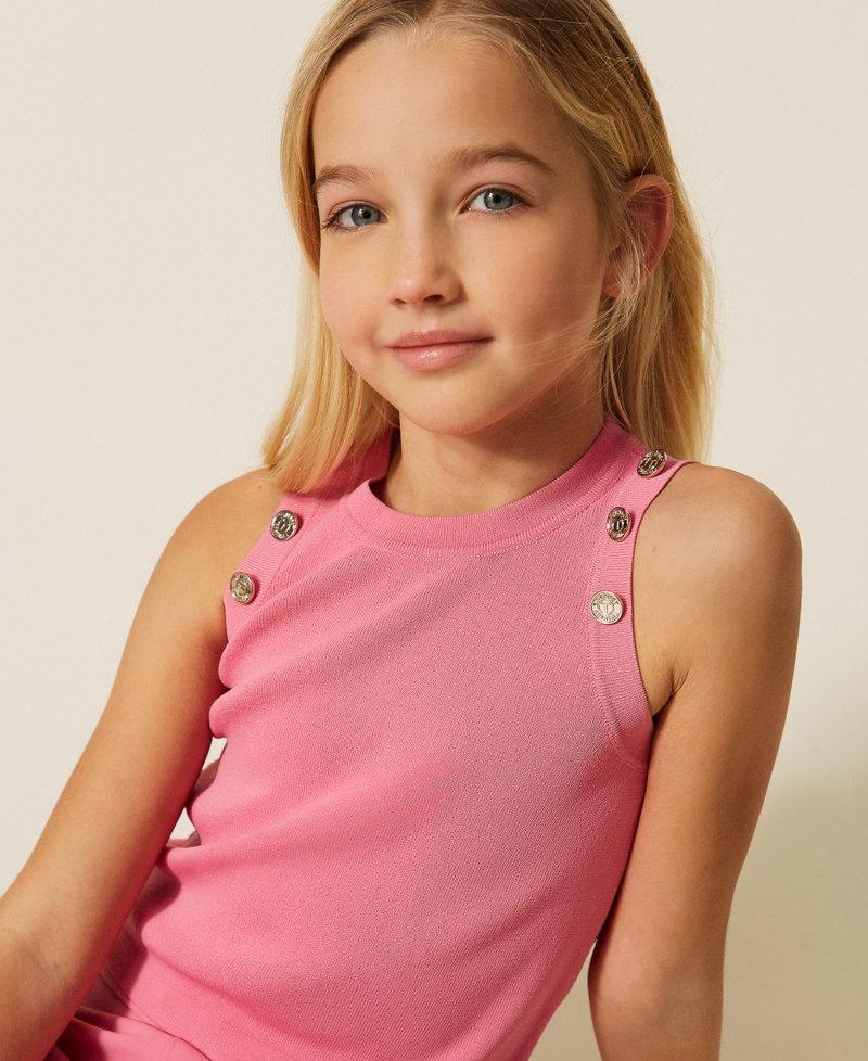 top con bottoni 261GJ3062 07207 TWINSET GIRL 