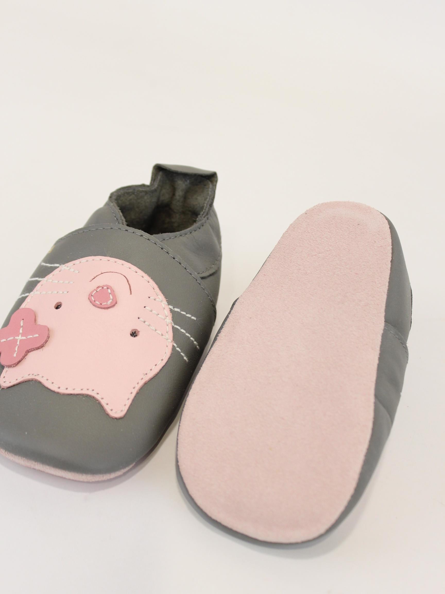 scarpa con patch animale 1000-018-10 GREY BOBUX 