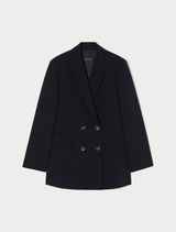 MARINA RINALDI giacca blazer doppiopetto Blu