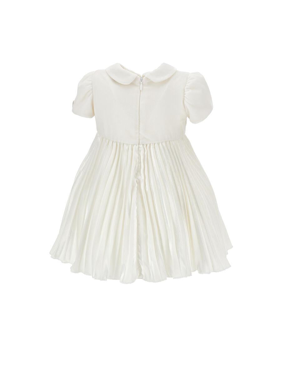 abito velluto con rose 73F902 6803 0001 MONNALISA 