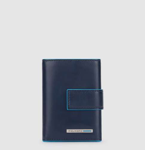 Portafoglio tascabile portamonete PU5957B2R BLU2 PIQUADRO 