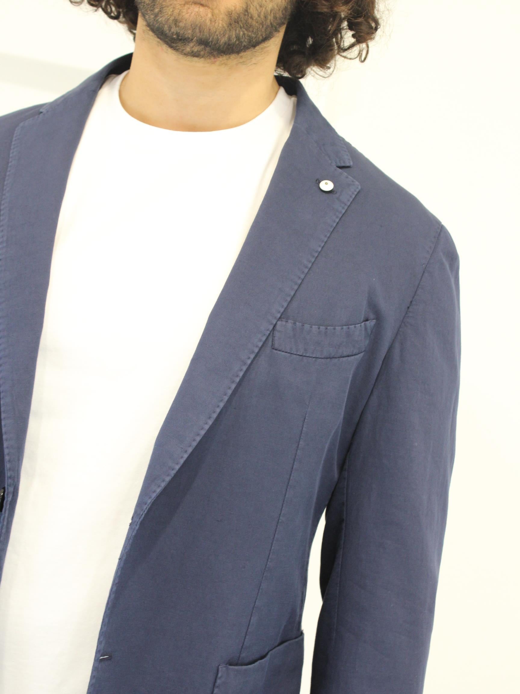 giacca con rever classico 2837 35021 2 LUIGI BIANCHI MANTOVA 