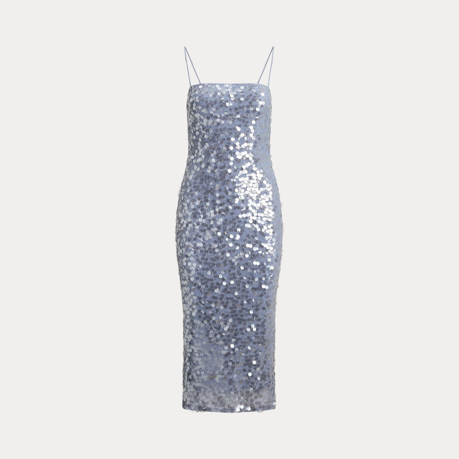 abito midi in tulle con pailettes 253-P08697 001 LAUREN RALPH LAUREN 