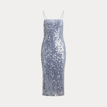 abito midi in tulle con pailettes 253-P08697 001 LAUREN RALPH LAUREN 