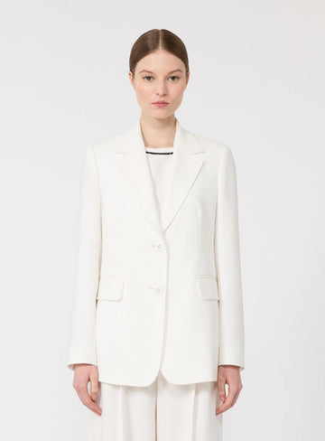 blazer monopetto in cady LINZ 009 MAXMARA STUDIO 