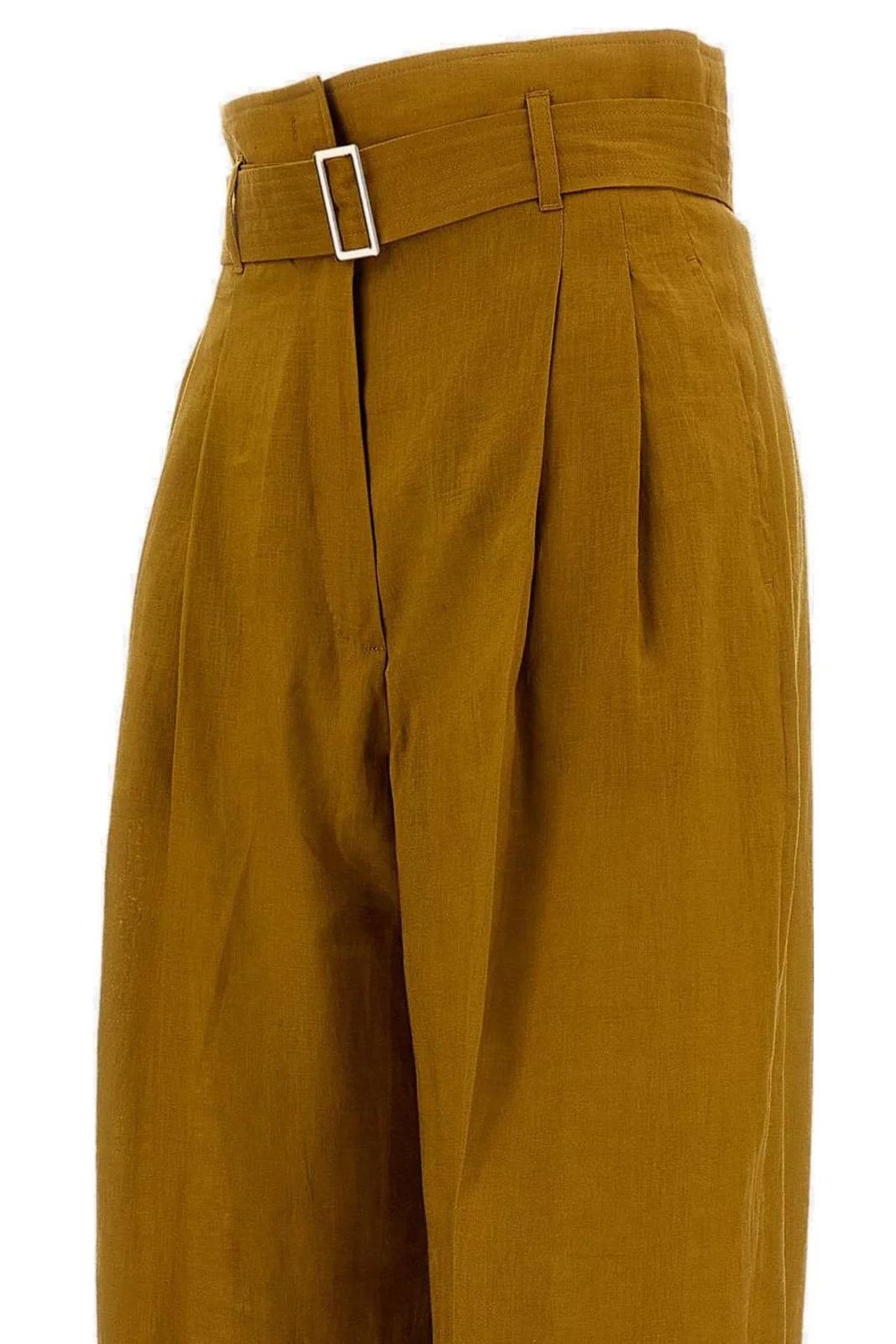 pantalone in tela di lino MSTMATERIA 030 MAXMARA STUDIO 