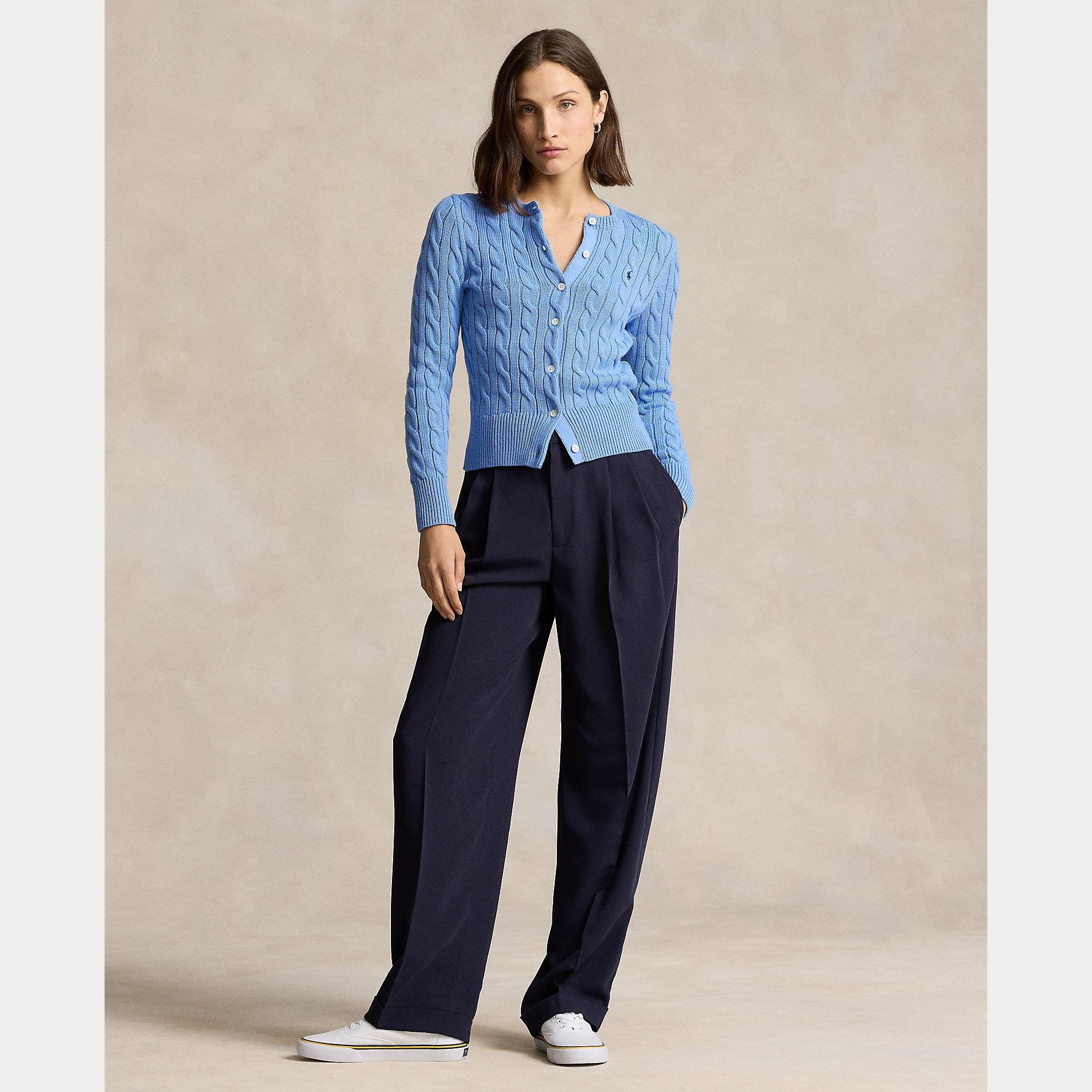 cardigan lavorato a trecce 211-891643 003 RALPH LAUREN POLO 