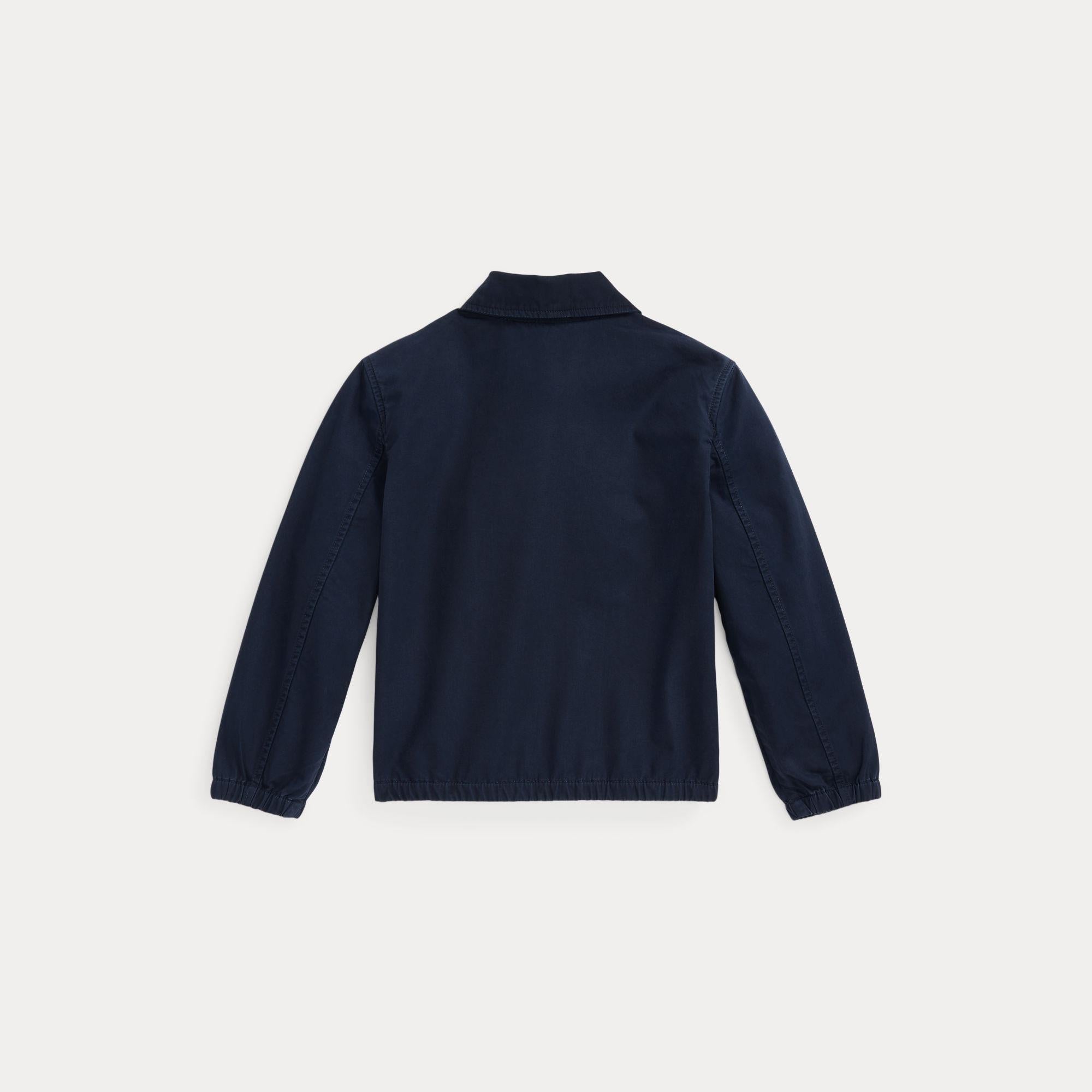 giubbino in popeline con logo 322-934661 002 RALPH LAUREN POLO 