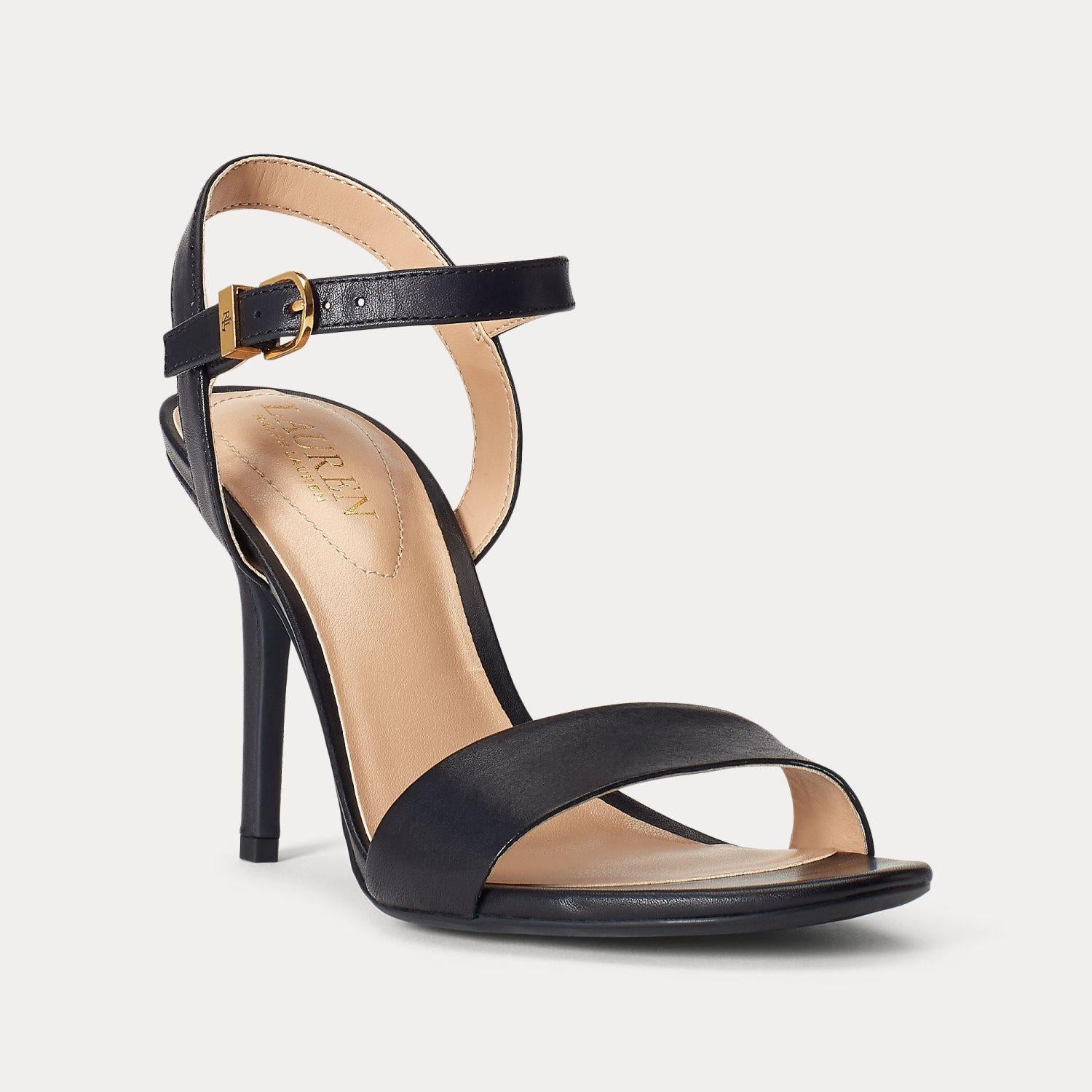 sandalo gwen in pelle 802-940588 001 LAUREN RALPH LAUREN 