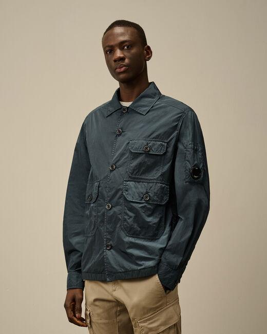 camicia con bottoni chrome r 18CMOS013A 005904G 891 CP COMPANY 