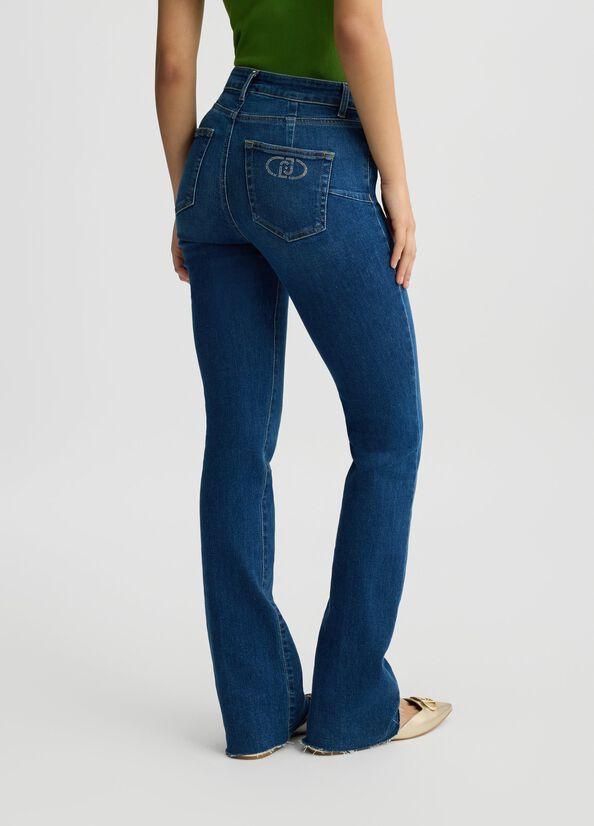 jeans blu a zampa UA5082D4988 78806 liU JO 