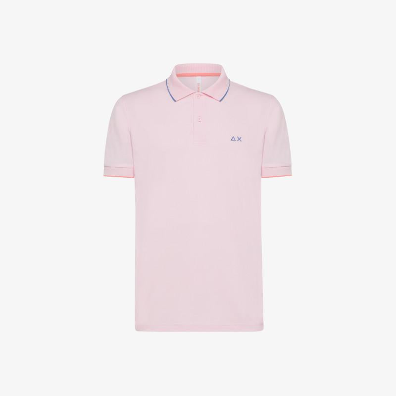 Polo in piquet con logo A34113 72 SUN68 